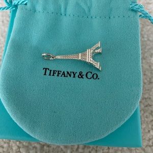 Sterling silver Eiffel Tower charm